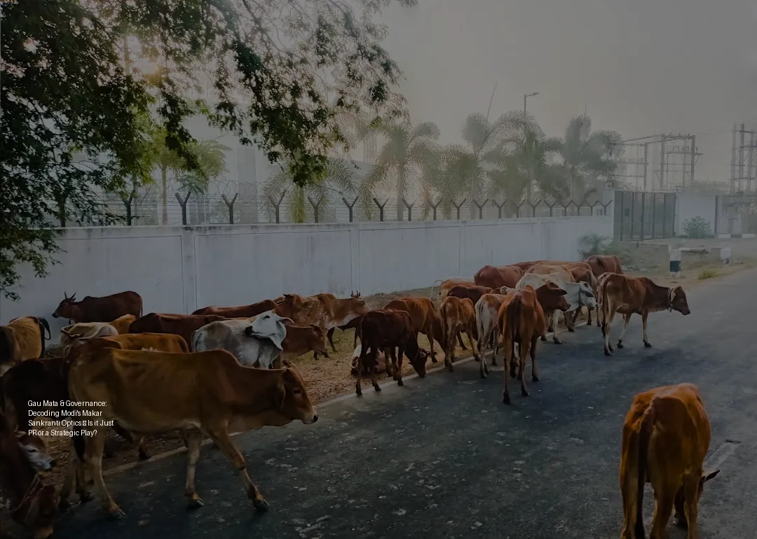 Gau Mata & Governance: Decoding Modi's Makar Sankranti Optics – Is it Just PR or a Strategic Play?