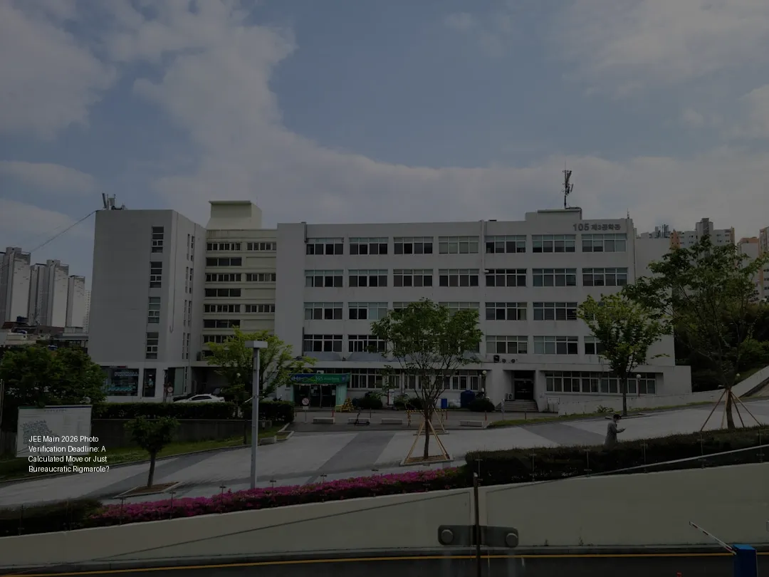 JEE Main 2026 Photo Verification Deadline: A Calculated Move or Just Bureaucratic Rigmarole?